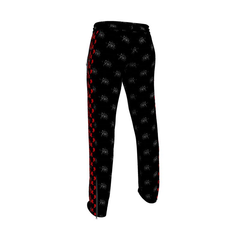 OS VMC Men's black and red tracksuit trousers