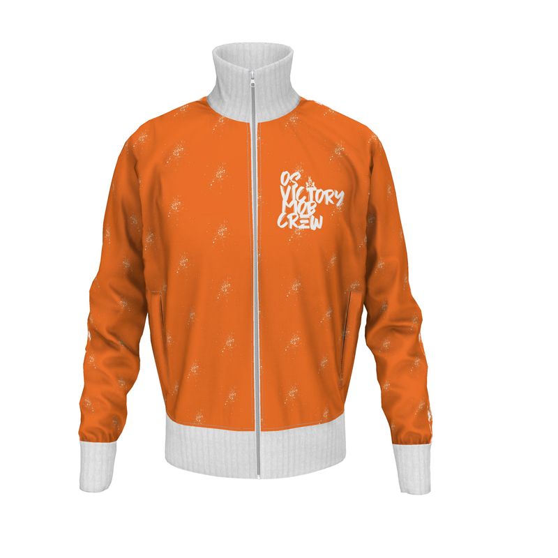 In Pursuit of Victory Men's orange and white tracksuit jacket