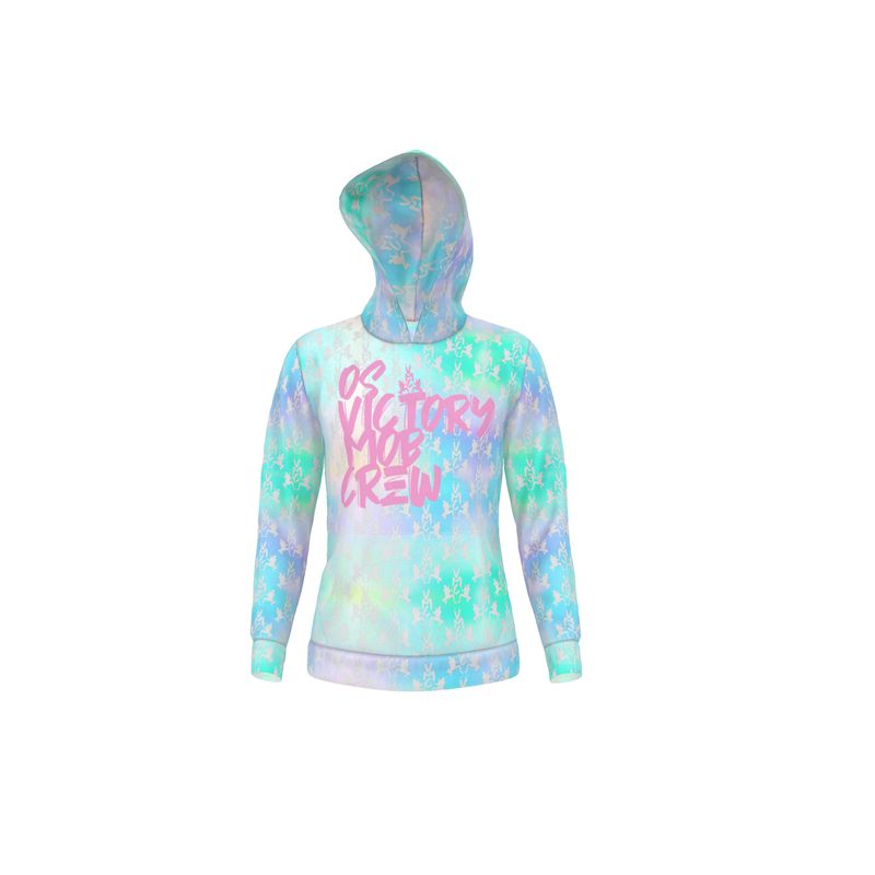 OS VMC women's light rainbow hoodie