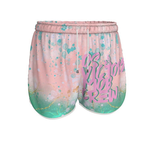 OS VMC women's pink and green shorts