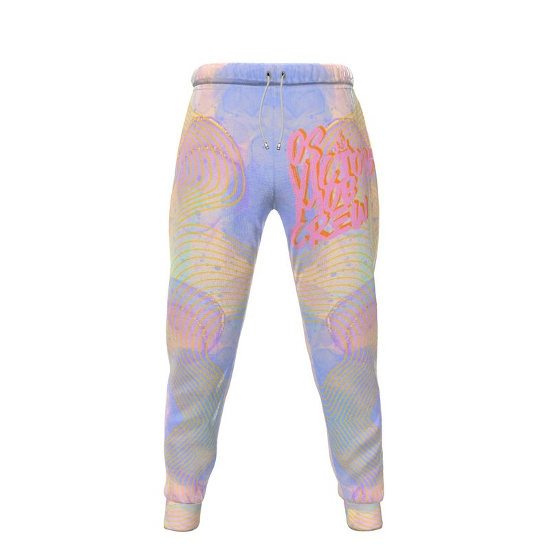 OS VMC Men's pink and blue jogging bottoms