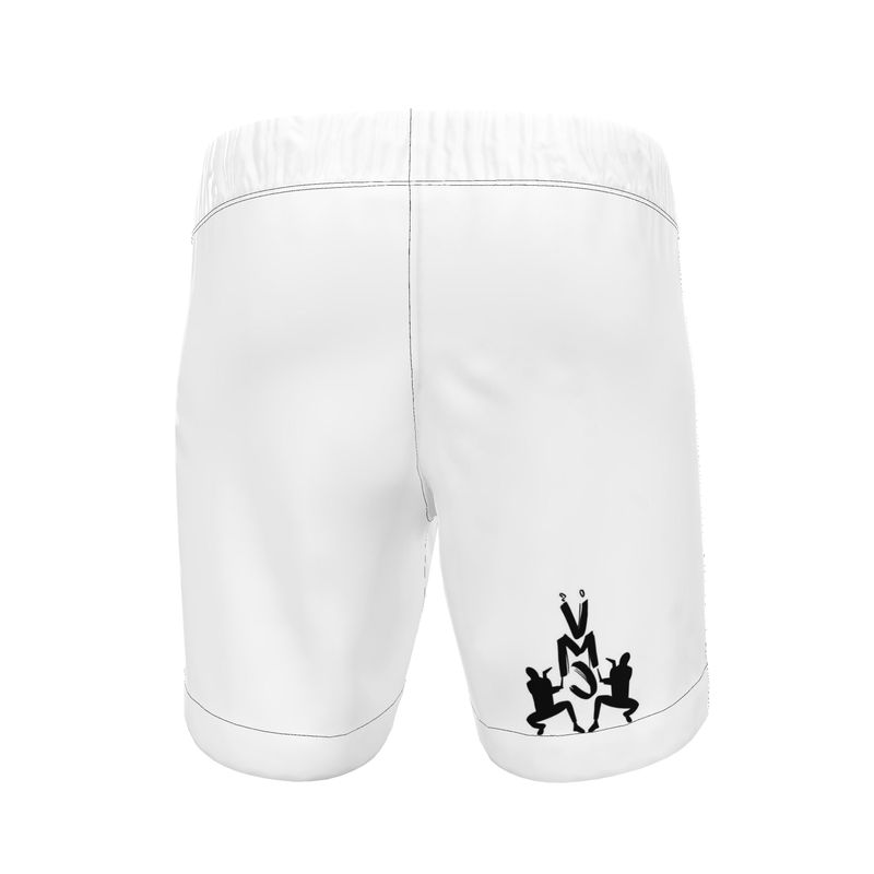OS VMC (Q.D.M) Men's white and black swimming shorts