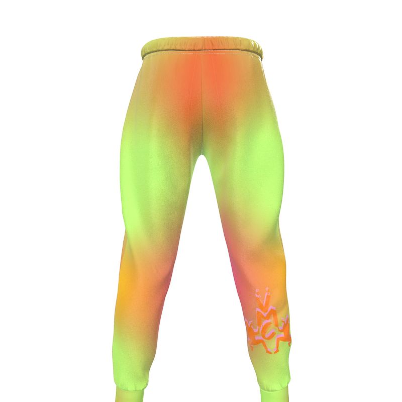 OS VMC Men's orange and green jogging bottoms