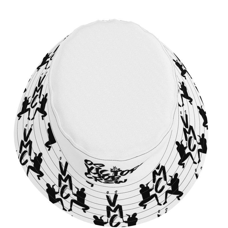 OS VMC Men's black and white bucket hat