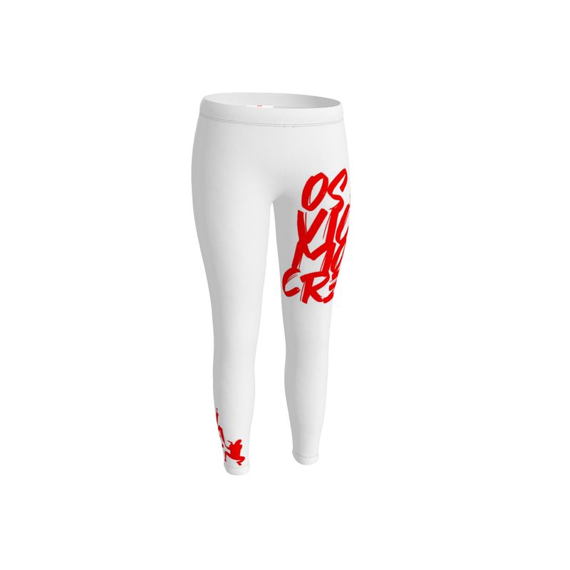 OS VMC Ladies red and white leggings