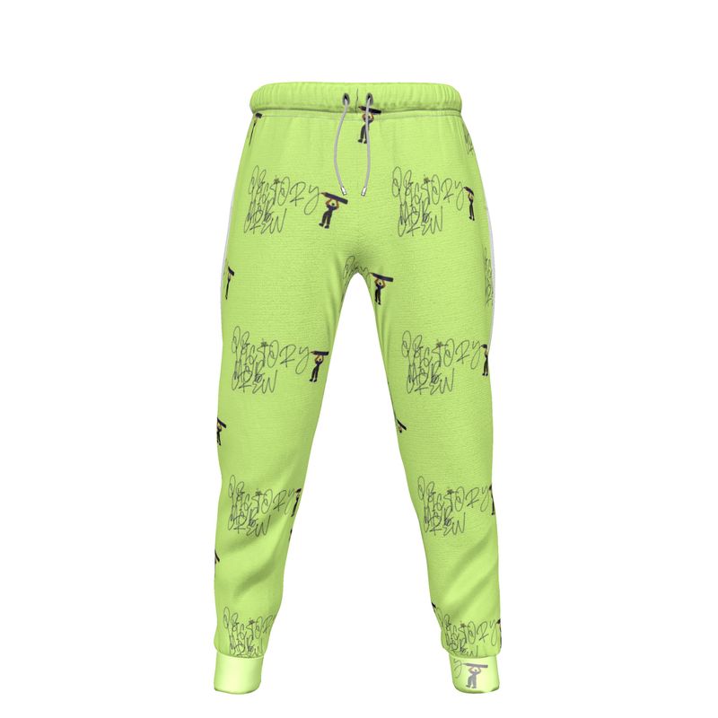 OS VMC Unisex light green with pattern jogging bottoms