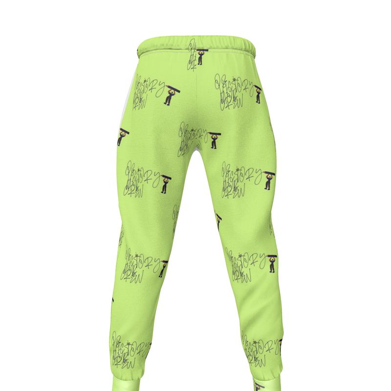 OS VMC Unisex light green with pattern jogging bottoms