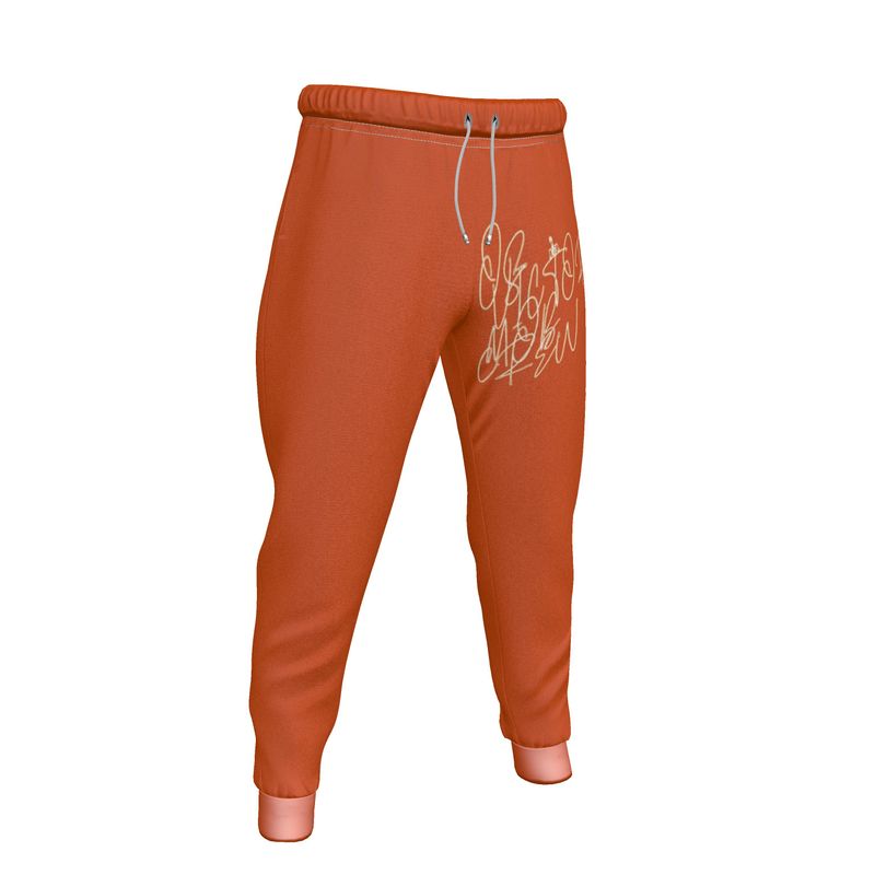 OS VMC Silhouette Men's orange and white jogging bottoms