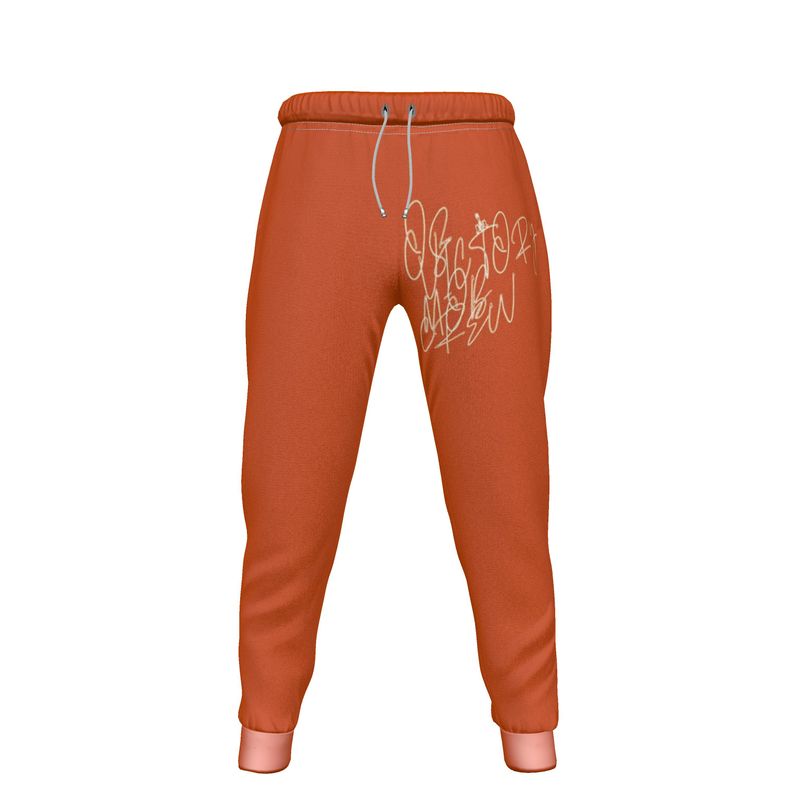 OS VMC Silhouette Men's orange and white jogging bottoms